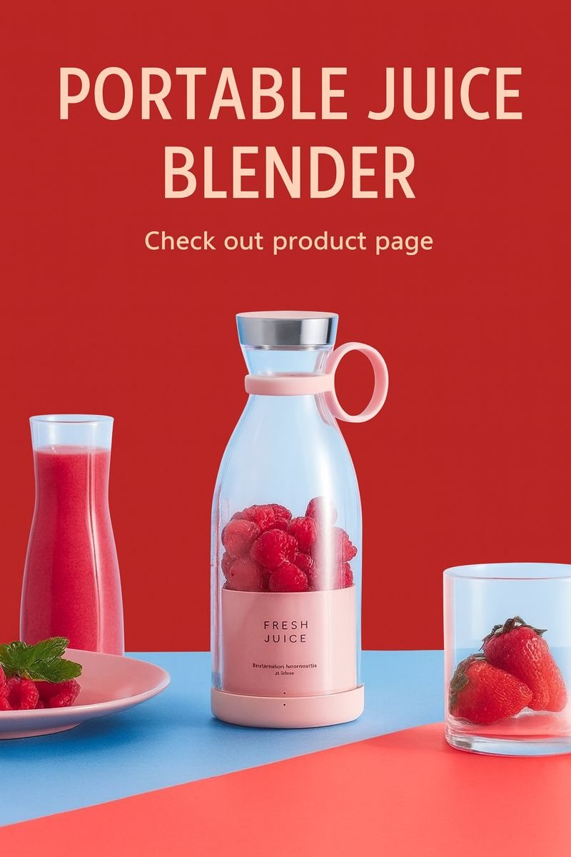 Electric Portable Mini Juicer Bottle