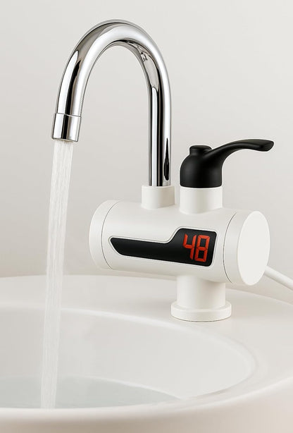 Instant electric heating water faucet