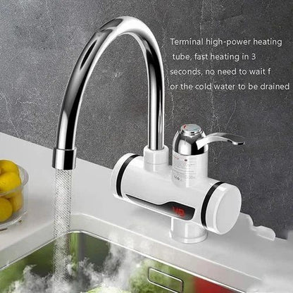 Instant electric heating water faucet