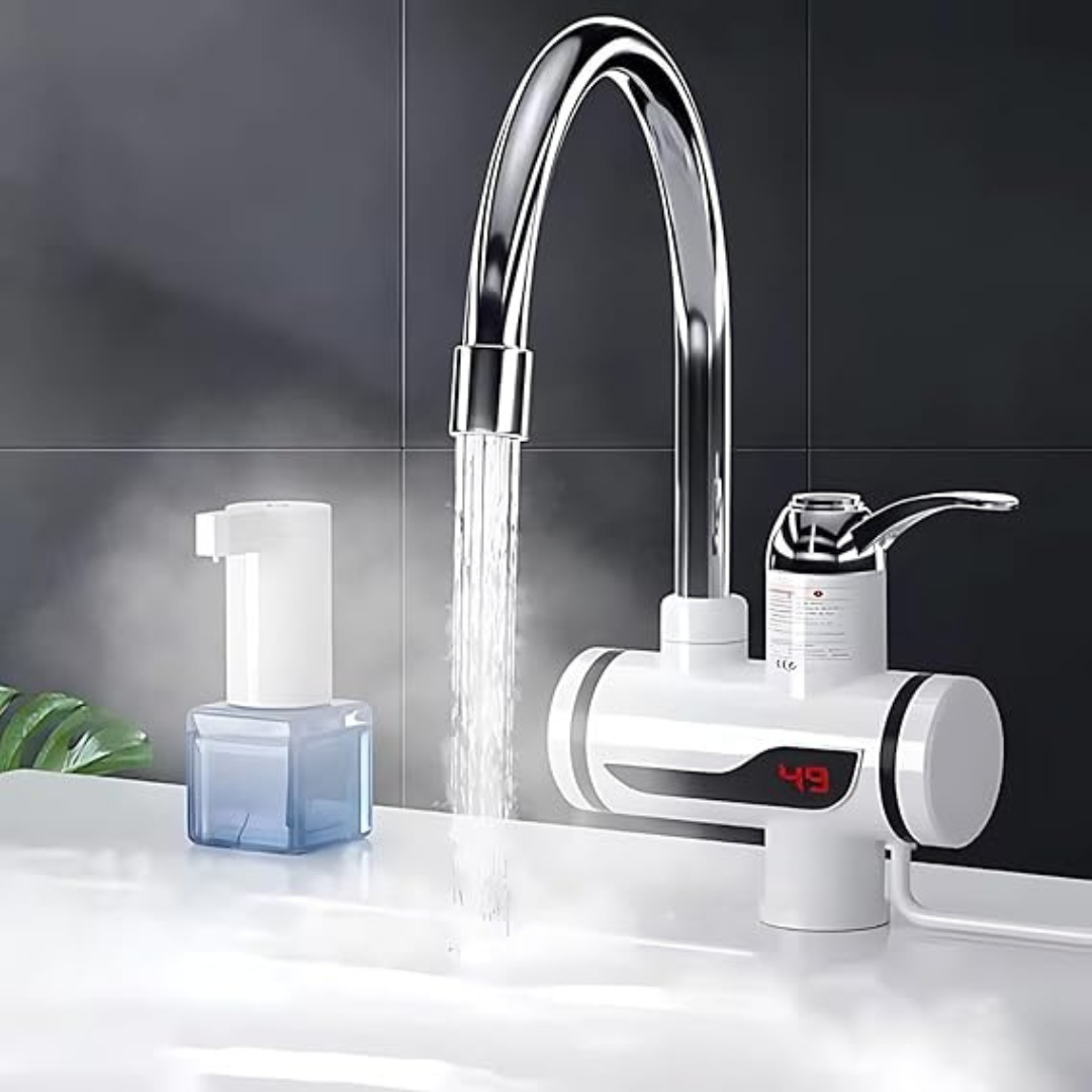 Instant electric heating water faucet