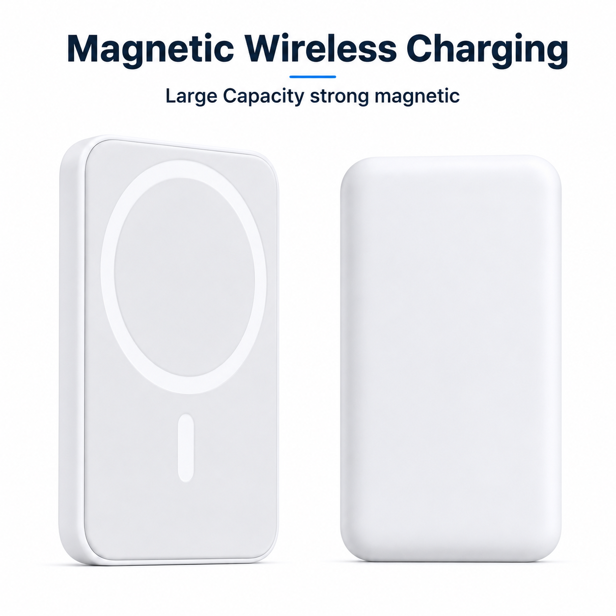 MagSafe Magnetic Wireless Power Bank 3000mAh | 5W Fast Wireless Charging | Portable Magnetic Battery Pack Compatible with iPhone 12/13/14/15/16 Series