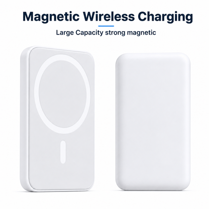 MagSafe Magnetic Wireless Power Bank 3000mAh | 5W Fast Wireless Charging | Portable Magnetic Battery Pack Compatible with iPhone 12/13/14/15/16 Series