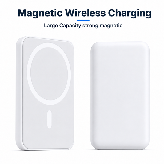 MagSafe Magnetic Wireless Power Bank 3000mAh | 5W Fast Wireless Charging | Portable Magnetic Battery Pack Compatible with iPhone 12/13/14/15/16 Series