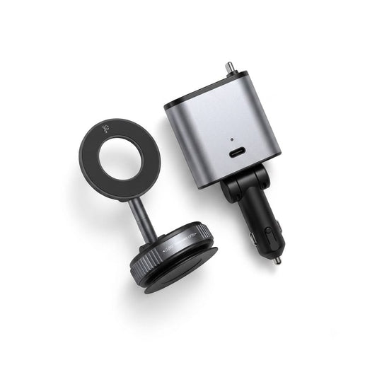 4 I N 1 Super Fast Charger & Magnetic bracket Car Holder Combo