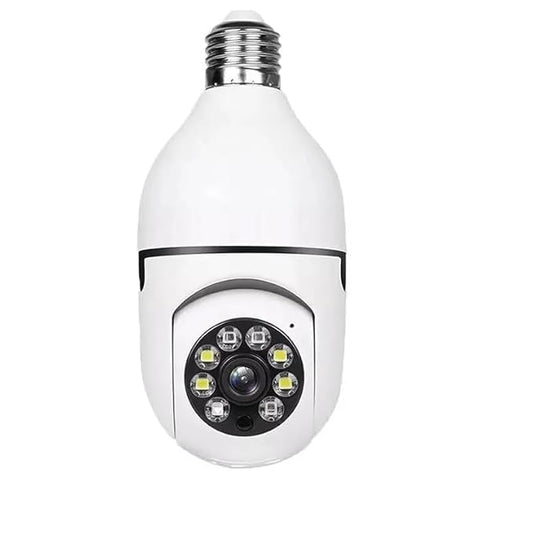 Smart 360 1080p HD Bulb Light Wireless WiFi Indoor IP Camera, HD Eye 360 Degree Panoramic Mini Lamp IR CCTV Home Security Camera