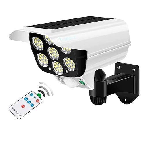 Camera Shape Solar Light Solar Sensor Light EcoFriendly NoCharger NoPower SolarSensor Light Three Speed Working Mode Intelligent Remote Control on Off Sensor 77 LEDlight Garden,Outdoor