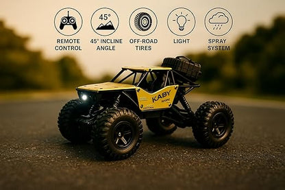 Remote Control Monster Car with Smoke Function, High Speed Off-Road RC Vehicle, 8 x 5 x 5 inch